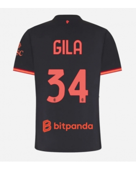 AC Milan Mario Gila #34 Maglia Gara Terza Repliche 2026-27 Donna Maniche Corte AC Milan Mario Gila #34 Maglia Gara Terza Repliche 2026-27 Donna Maniche Corte